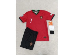 Resim Portekiz Milli Takım 24-25 Sezon C.ronaldo Çocuk Forması 4 Lü Set 