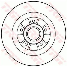 Resim TRW DF4227 Fren Diski Arka Laguna II 01- Düz 274Mm 