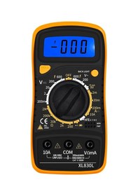 Resim Unichrome XL830L Dijital Led Ekranlı Multimetre Avometre Mini Ölçü Aleti 