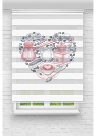 Resim Perdecizade Enxboy Kalpli Kahve Dijital Baskılı Zebra Perde-cocuk Odası-stor Perde Pz-785 Renkli 