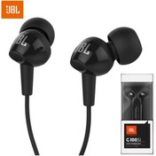 Resim JBL C100Si Orijinal 3.5mm Kablolu Stereo Kulaklık Derin Bas Müzik Spor Kulaklığı Koşu Kulaklığı ... 