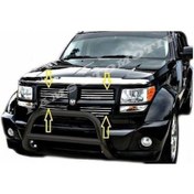 Resim Dodge Nitro Krom Ön Panjur 16 Parça P.Çelik 2006 -2012 