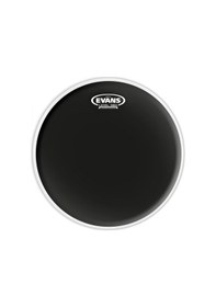 Resim Evans Deri 14" Onyx2 Tom Ve Trampet Kumlu Siyah Çift Kat (15 Mil) 