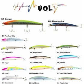 Resim Fujin Volt Vl125s 14gr 12.5cm Slow Sinking Maket Balık 034 Glow Purple 