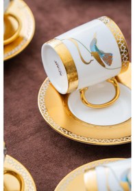 Resim Acar Stork 6 Kişilik Kahve Fincanı Takımı - 90 Ml renkli 