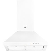 Resim Beko ADP61420B 60cm Beyaz Piramit Tipi Ankastre Davlumbaz 