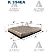 Resim Esse Otomotiv W211 W219 E Seri 03-09 Karbonlu Polen Filtresi - FLT-K1146A - A2118300018 