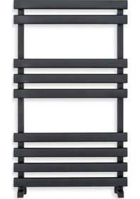 Resim 1000x600mm Jupiter Paslanmaz Çelik Night Black Siyah Havlupan 