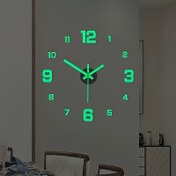Resim Yaratıcı DIY Sessiz Duvar Saati, Gece Işıklarıyla Parlayan Sayılar - Fotoğraf Stüdyoları, Oturma Odaları ve Tatil Dekorasyonu İçin İdeal, Pil ile Çalışır (Piller Dahil Değildir), Dekoratif Saat | Etkileşimli Işık Özelliği | Pil ile Çalışan Saat, Duvar Dekoru Saati 