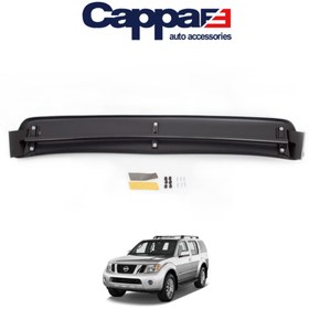 Resim Cappafe Nissan Pathfinder Ön Cam Güneşliği Siperlik Vizör Şapka Akrilik (ABS) Piano Black 2005-2014 