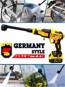 Resim Germany Style Kömürsüz Motor Çift Akülü Bakır Sargılı Su Soğutmalı Profesyonel Yüksek Basınçlı Bahçe 