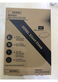 Resim Serel Anemon Slim Yavaş Kapanan Klozet Kapağı 