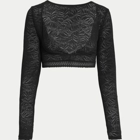 Resim Flexifit™ Düşük Sıkılıkta Dantel Detaylı Bolero - Siyah / 10 