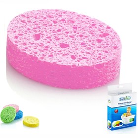 Resim Babyjem Natural Banyo Süngeri - Pembe - Pembe / Standart 