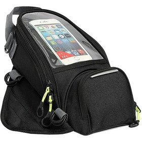 Resim Ruicoo Moto Universal Manyetik Tank Çantası - 5l Su Geçirmez 3 Bölmeli 32x18x7cm Taşıma Çantası 