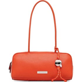 Resim Karl Lagerfeld %58 Polyester, %42 Poliüretan Turuncu Kadın Omuz Çantası B1W300052LP 