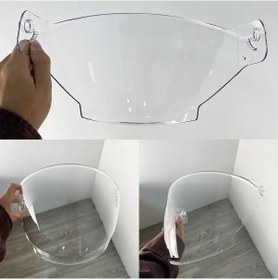 Resim Chuangyinshop Transparent Gündüz Ve Gece Uygun S30 G263 Jet-3 Mask Motorcycle Yedek Maske Lensi Pc Malzeme 