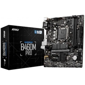 Resim MSI B460M Pro Intel B460 2933 MHz DDR4 Soket 1200 mATX Anakart 