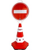 Resim Girişi Olmayan Yol Levhalı Tek Taraf Baskı Klasik Kedi Gözlü Ağır 