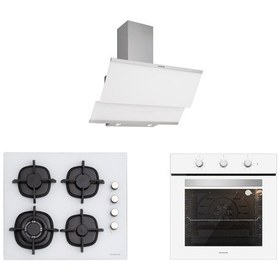 Resim Silverline BO6503W01 - CS5429W01 - 3420 Classy 60 Beyaz Ankastre Set 