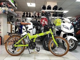 Resim Salcano katlanır bisiklet slcn 120 Shimano 21 vites yeşil 