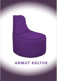 Resim Dekosoy Armut Koltuk Xl Mor 