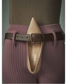 Resim Valmenti Kadın Hakiki Deri Vizon Stiletto VLM5112 