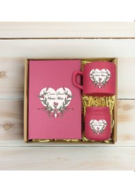 Resim Bk Gift Kişiye Özel İsimli Dtf Anne Temalı Leylak Defter & Kahve Fincanı & Mum Hediye Seti-5, Anneye Hediye, Anneler Günü Hediyesi Kobitmeyencom30781 