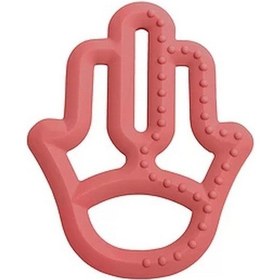 Resim Oioi 104000 Annenin Eli Bebek Diş Kaşıyıcı Bordo 