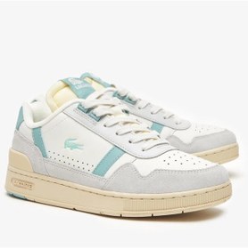 Resim Lacoste T-clip Womens Sneaker Kadın Günlük Spor Ayakkabı Krem Krem 