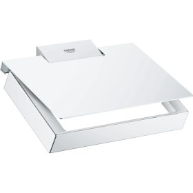Resim Grohe Selection Cube Tuvalet Kağıtlığı - 40781000 