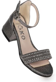 Resim Kiko Kids Elinor Çatlak Günlük Kız Çocuk 3 Cm Topuklu Sandalet Abiye Ayakkabı 