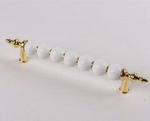 Resim Eraks Altın 128 mm Polimer Boncuk Kulp (4150 060 128) 