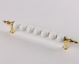 Resim Eraks Altın 128 mm Polimer Boncuk Kulp (4150 060 128) 
