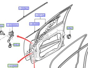 Resim Ford Focus (2008-2011) Ön Kapı Sağ Komple (Otosan) 