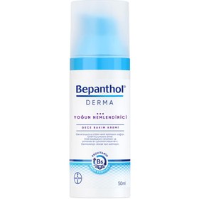 Resim Bepanthol Derma Yoğun Nemlendirici Gece Bakım Kremi 50 ml 
