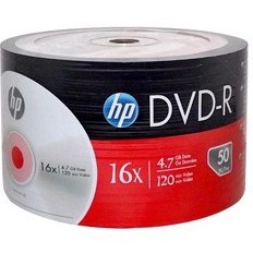 Resim Hp Dvd-R 16X Spindle 4.7 Gb 120 Dk 50'Li Paket 