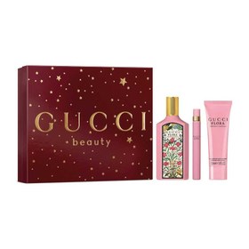 Resim Gucci Flora Gorgeous Gardenia Kadın Parfüm Seti (EDP 100ml + Body Lotion 50ml + EDP 10ml) 