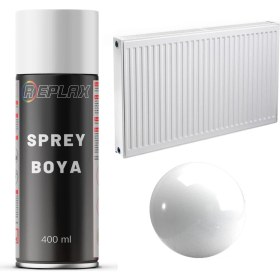 Resim Replax Beyaz Radyatör ve Kalorifer Petek Sprey Boyası 400 ml – İç Mekan Kullanımına Uygun, Dayanıklı ve Uzun Ömürlü Kaplama 