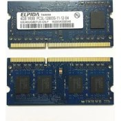 Resim Elpida 4gb DDR3L 1600MHZ EBJ40UG8EFU0 1rx8 12800S Notebook Ram 