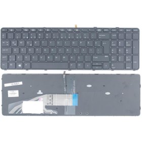Resim HP Probook 450 G3, 450 G4 Notebook Klavye - Tuş Takımı / Siyah - Tr Işıklı Uyumlu 