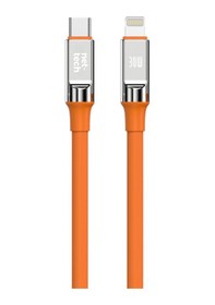 Resim Nettech Nt-dc30 30w Plastik 100 Cm Type-c To Lightning Şarj Ve Data Kablosu Turuncu 