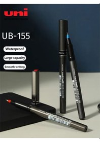 Resim Mavi Pilot Kalem Ub-155 Micro Deluxe 5 Adet Uniball Pilot Kalem 0.5 Mm Roller Uçlu Pilot Kalem İnce Uçlu Likit Mürekkep Mavi 