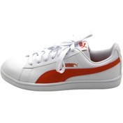 Resim Puma 372605 50 Unisex Spor Ayakkabı Beyaz - Turuncu 