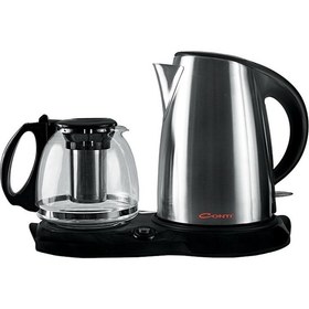 Resim Conti CK-210 Easy Tea 1.8 L Cam Demlikli Çay Makinesi Inox 