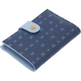 Resim Lacivert Print Kadın Cüzdan - S1CB00055816-T1F 