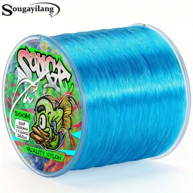 Resim Sougayilang 500m/546yd Mavi Naylon Balıkçılık İpi, 3.18-17.24KG Yüksek Dayanıklılık & Aşınmaya Karşı Dirençli - Tatlısu Balıkçılığı İçin İdeal, Dayanıklı Kaliteli Lyon Malzemesi, Balıkçılar İçin Mükemmel Hediye, Balıkçılık Ekipmanı 