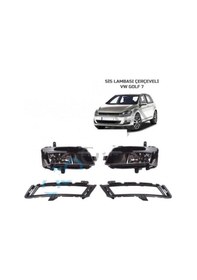 Resim Volkswagen Golf7 Sis Farı Lambası Seti Tip Ampul ve Duylu 