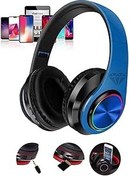 Resim Favors B39 Bluetooth Kulaküstü Kulaklık Led Işıklı Mikrofonlu Kablosuz Kulak Üstü Kulaklık Lacivert 