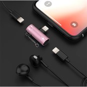 Resim İPhone 13-12-11 XS Dual Lightning Girişli Şarj Dönüştürücü Başlık Adaptör 